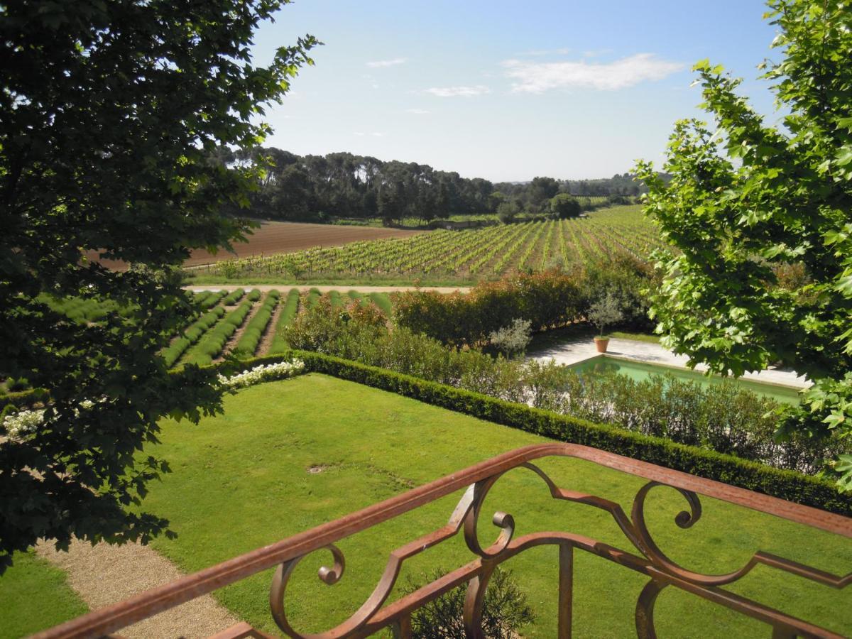 Chambre d'hôtes Château Gigognan Sorgues Exterior foto